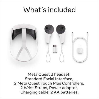 Meta Quest 3 128GB | Realidad Mixta | Gafas VR/MR para PC